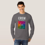 MensDubbelzijdig ontwerp — Lange hoes afdrukken T-shirt (Voorkant volledig)