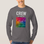 MensDubbelzijdig ontwerp — Lange hoes afdrukken T-shirt (Voorkant)