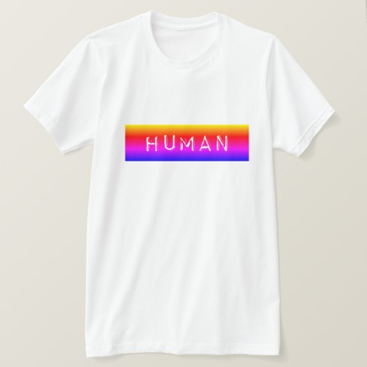 Menselijk - 2 t-shirt (Design voorkant)