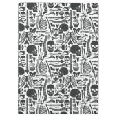 Menselijk anatomiestelsel Skeleton Patroon Klembord (Achterkant)