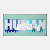 menselijk - blauw bureaumat (Keyboard & Muis)