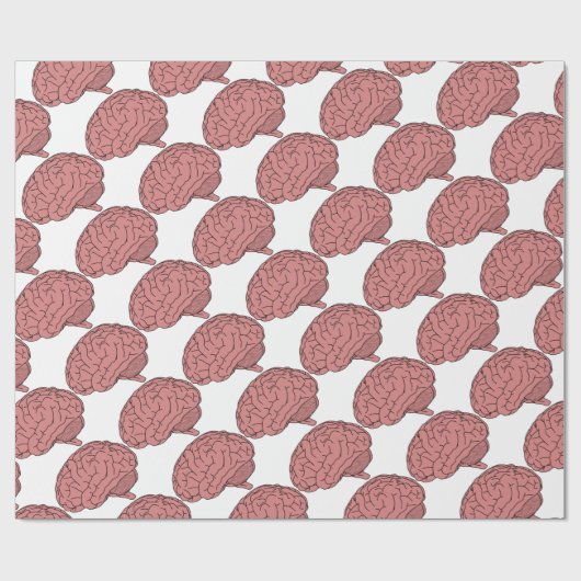 Menselijk brein cadeaupapier (Vlak)