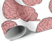 Menselijk brein cadeaupapier (Rol Hoek)