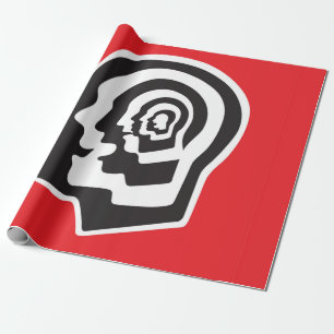 Menselijk brein, emoties, psychologie - abstracte  cadeaupapier