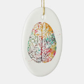 Menselijk Brein Keramisch Ornament (Rechts)