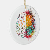 Menselijk Brein Keramisch Ornament (Rechts)
