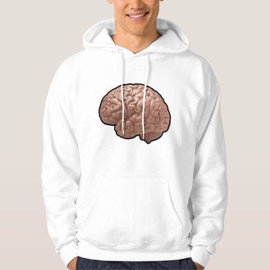 Menselijk Brein Mannen Hoodie (Voorkant)
