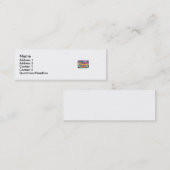 Menselijk DNA Mini Visitekaartje (Voorkant / Achterkant)