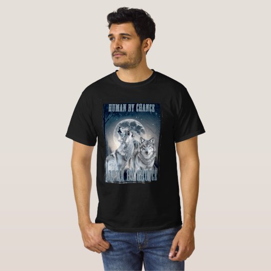 Menselijk door toeval Alpha door keuze Alpha drie T-shirt (Voorkant volledig)