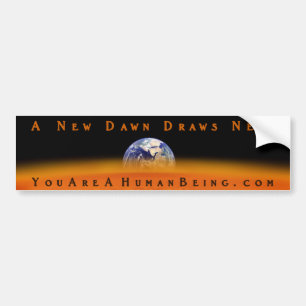 Menselijk gedrag bumpersticker