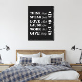 Menselijk gedrag canvasprint canvas afdruk (Insitu (Slaapkamer))