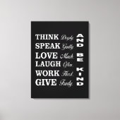 Menselijk gedrag canvasprint canvas afdruk (Voorkant)