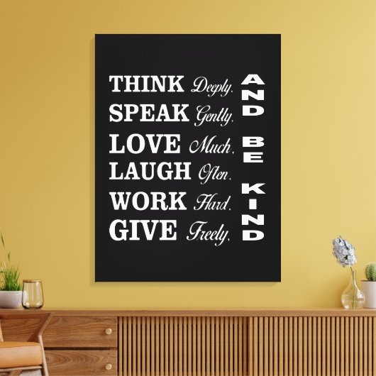 Menselijk gedrag canvasprint canvas afdruk (Insitu (Woonkamer))