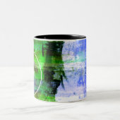 Menselijk gedrag tweekleurige koffiemok (Center)