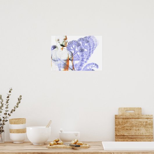 Menselijk genoom poster (Keuken)