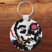 Menselijk gezicht Funky sleutelhanger (Voorkant)