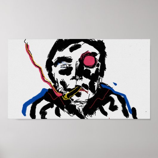 Menselijk gezicht Poster (Voorkant)