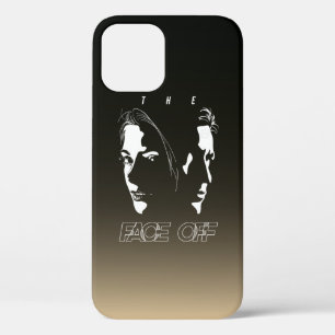 Menselijk gezicht tegenover elkaar silhouet kunst Case-Mate iPhone case