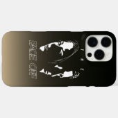 Menselijk gezicht tegenover elkaar silhouet kunst Case-Mate iPhone case (Achterkant (horizontaal))