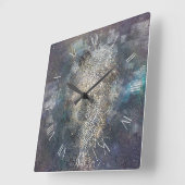 Menselijk gezichtsmasker vierkante klok (Hoek)