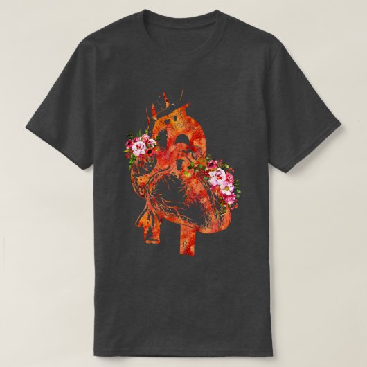 Menselijk Hart 6 T-shirt (Design voorkant)
