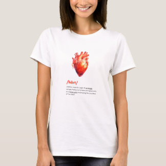 Menselijk hart Definitie T-shirt