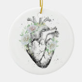 Menselijk hart keramisch ornament (Voorkant)