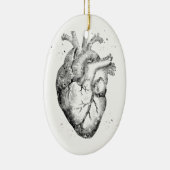 Menselijk hart keramisch ornament (Rechts)