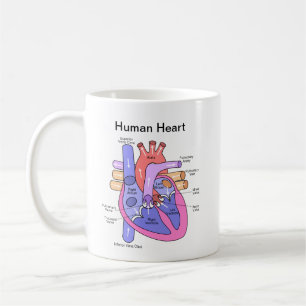 Menselijk hart koffiemok