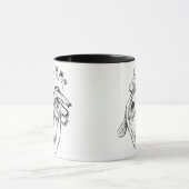 Menselijk hart mok (Midden)