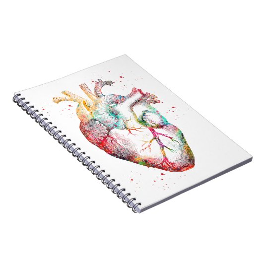 Menselijk hart notitieboek (Rechterzijde)