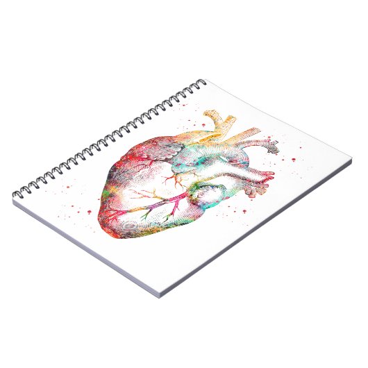 Menselijk hart notitieboek (Linkerzijde)