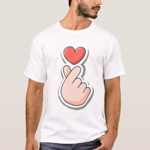 Menselijk hart t-shirt
