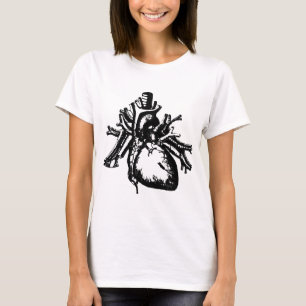 Menselijk hart t-shirt