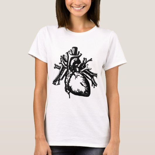 Menselijk hart t-shirt (Voorkant)