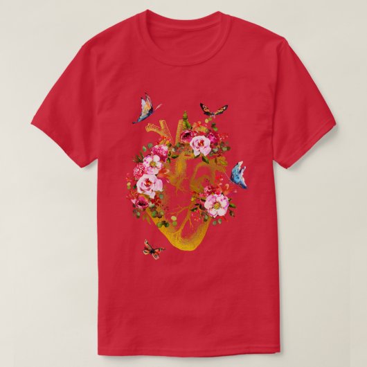 Menselijk hart t-shirt (Design voorkant)