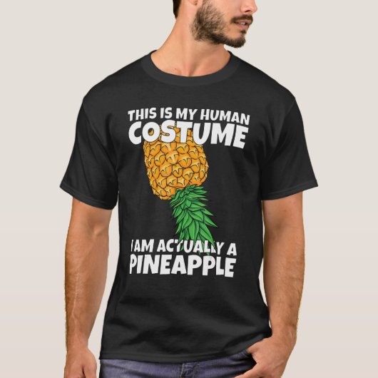 Menselijk kostuum eigenlijk een ananas Swinger Hwe T-shirt (Voorkant)