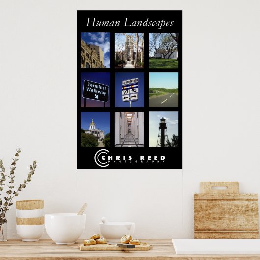 Menselijk landschap poster (Keuken)