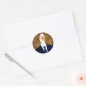 Menselijk lichaam in pakken met Goose Head Sticker (Envelop)