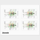 Menselijk mannelijk skelet stickers (Vel)