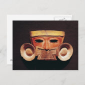 Menselijk masker uit Teotihuacan Briefkaart (Voorkant / Achterkant)