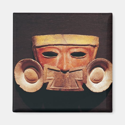 Menselijk masker uit Teotihuacan Magneet (Voorkant)