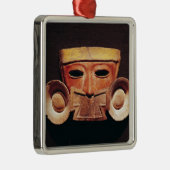 Menselijk masker uit Teotihuacan Metalen Ornament (Rechts)