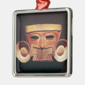 Menselijk masker uit Teotihuacan Metalen Ornament (Links)