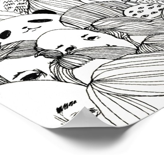 Menselijk Oerwoud Poster (Hoek)