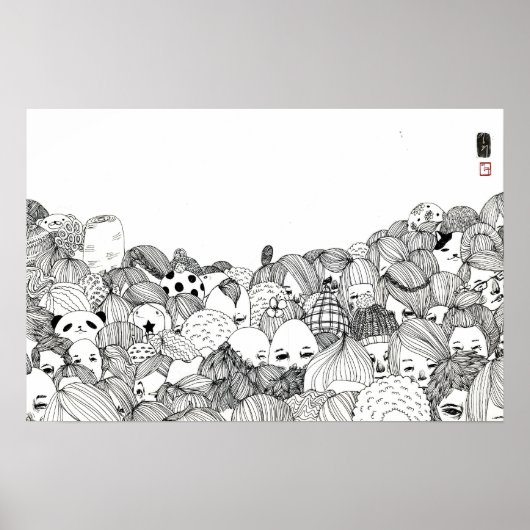 Menselijk Oerwoud Poster (Voorkant)