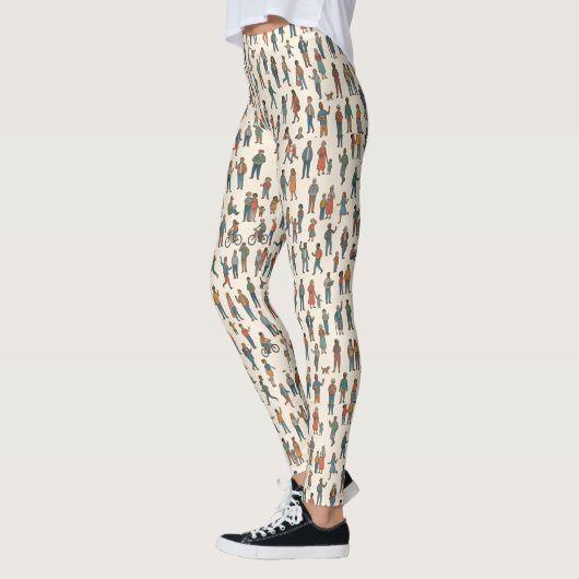 Menselijk Patroon Leggings (Links)