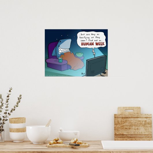 Menselijk poster (Keuken)