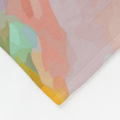 Menselijk skelet Abstracte anatomiekunst  Fleece Deken (Hoek)