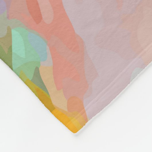 Menselijk skelet Abstracte anatomiekunst  Fleece Deken (Hoek)